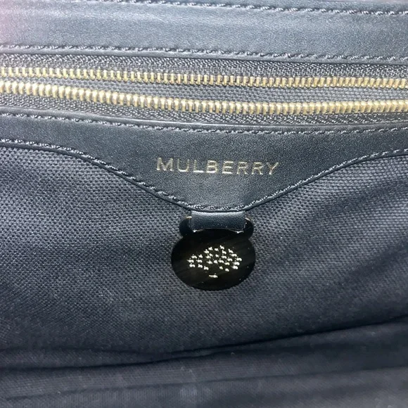 Mulberry bayswater black leather crossbody handbag - Picture 6 of 9